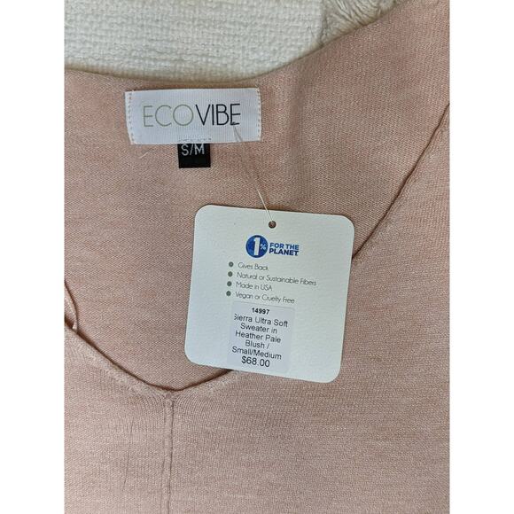 Eco Vibe Ultra Soft Sweater in Blush - Picture 6 of 6